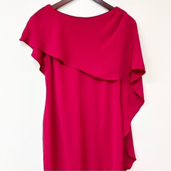 Lauren Ralph Lauren Evening Gown Dress ‘APIATAN' in Red Size 2 - Picture 4 of 10